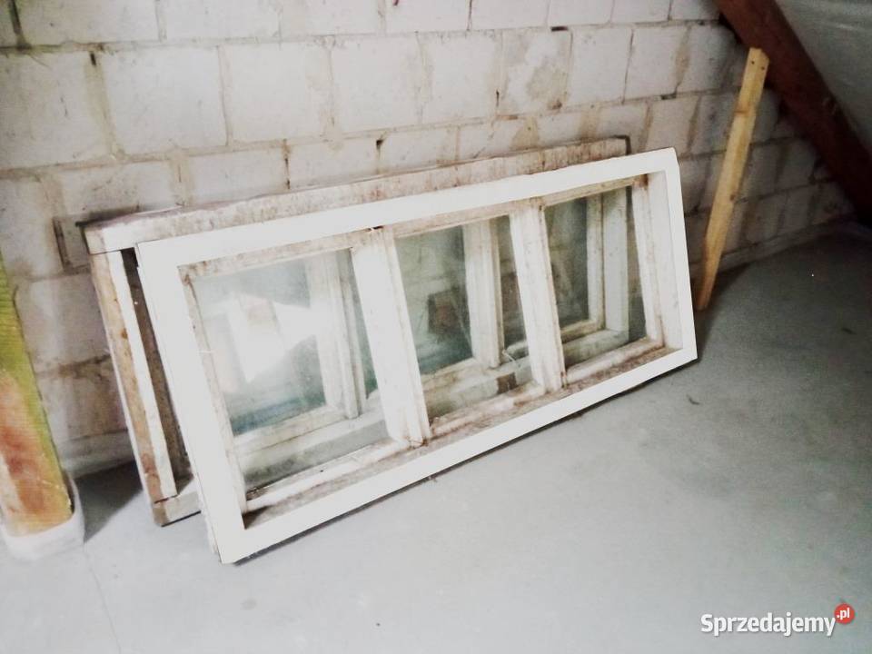 Okno 3-komorowe, wymiary: 160x70 cm (2 szt.), świętokrzyskie