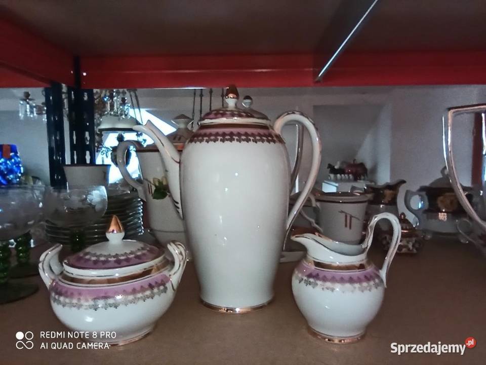 Dzbanek do kawy mlecznik i cukiernica Ovid JC z pomorskie Gdańsk