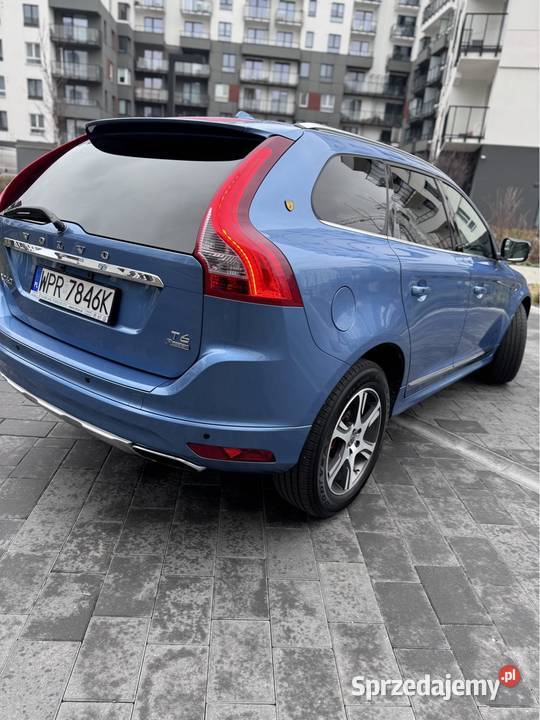 Volvo Xc60 20 306 niebieski 2015r jasne skóry centralny zamek Warszawa sprzedam