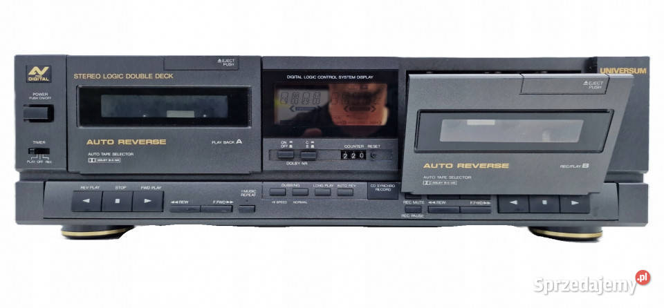 Magnetofon Universum C46011 Stereo Cassette Deck Międzychód