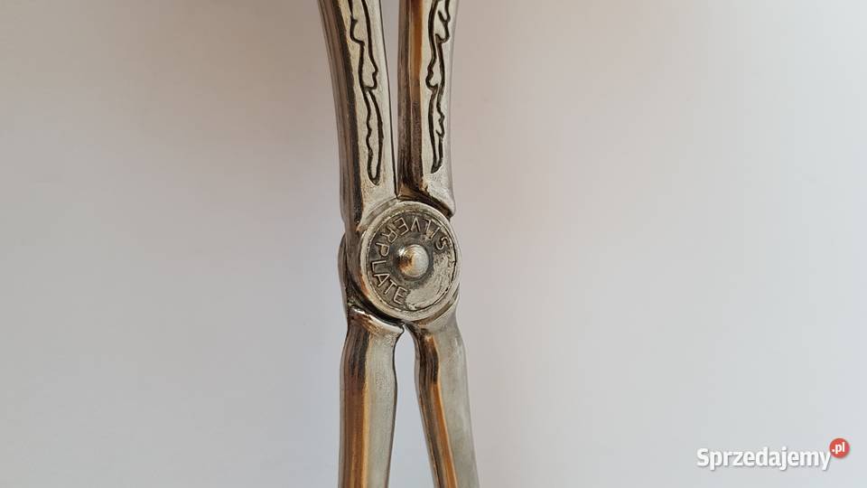 Stare platerowane szczypce do ciasta ciastek Dąbrowa Górnicza sprzedam