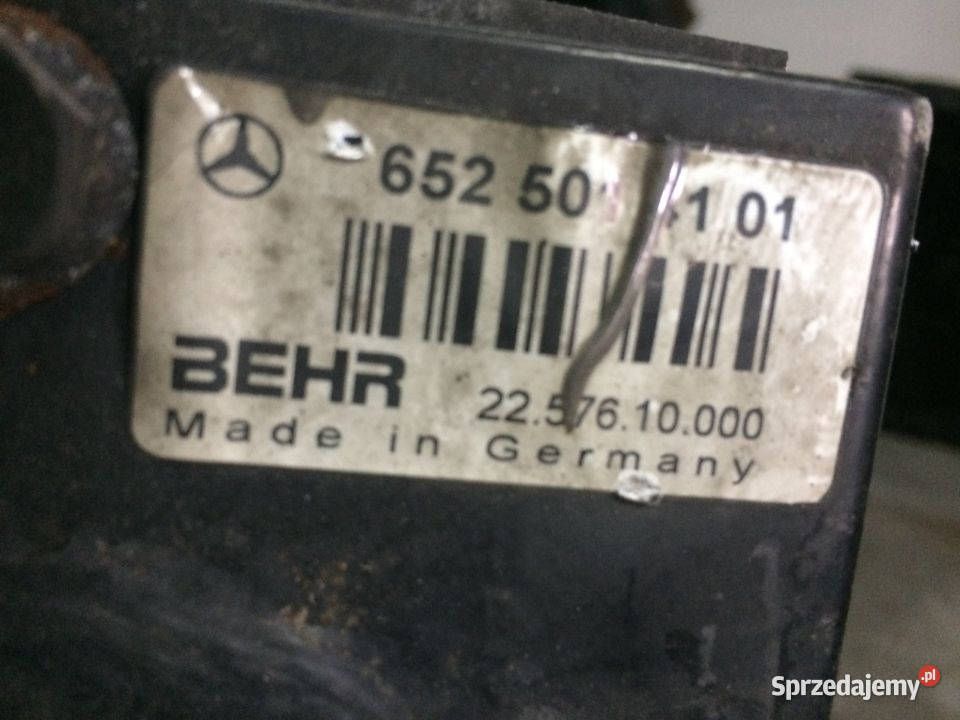 Chłodnica Mercedes MK SK 6525014101 BEHR ciężarowe Części Maszewo sprzedam