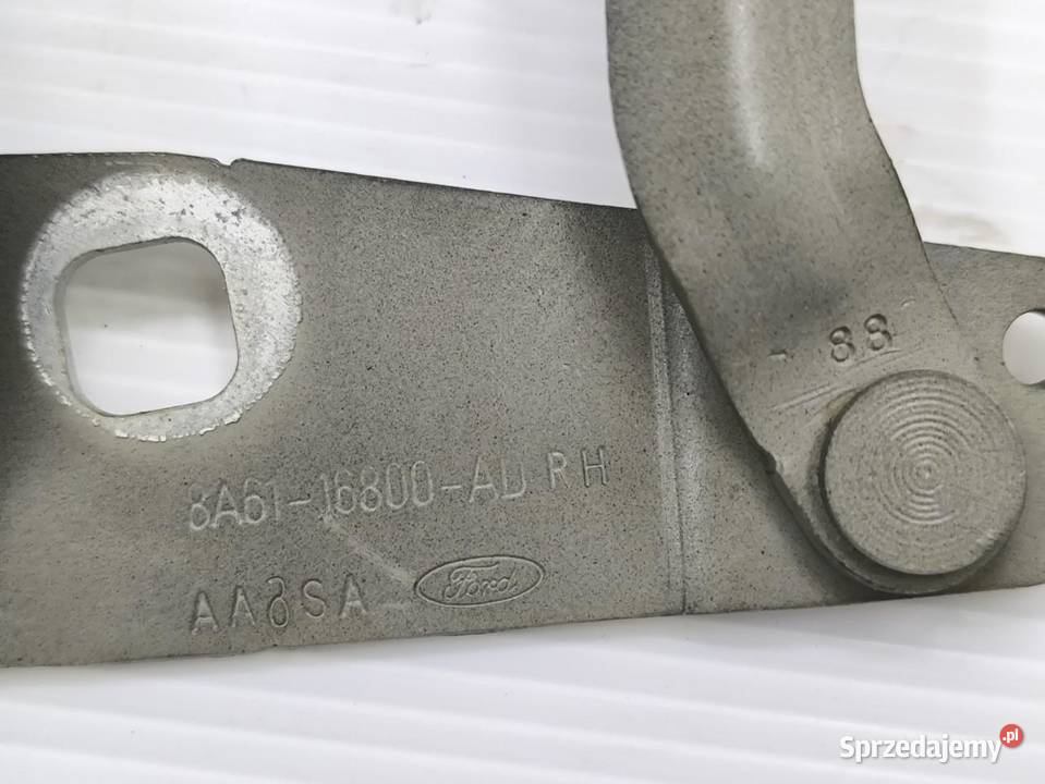 ZAWIASY MASKI KOMPLET FORD FIESTA MK7 LIFT Zawiasy, bolce i prowadnice