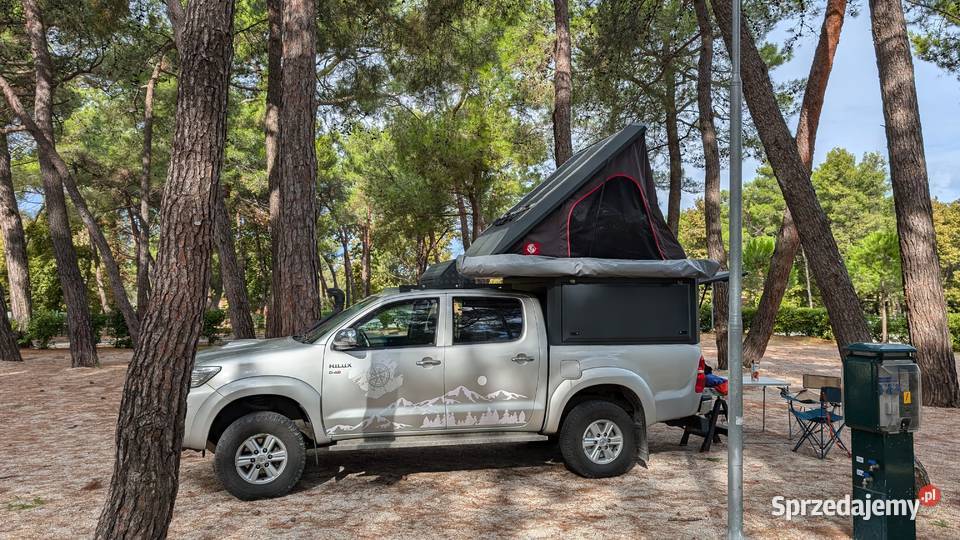 Zabudowa camperowa na pickupa Hilux o wym wew Opole