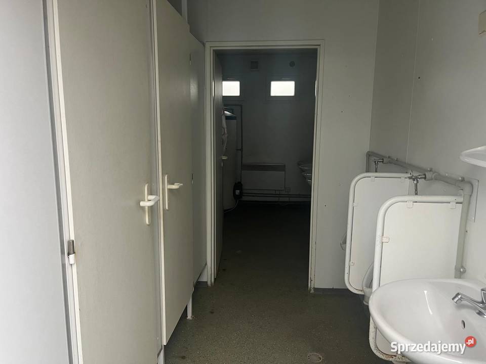 KONTENER SANITARNY 2x KABINA WC 5x UMYWALKA 2x dolnośląskie sprzedam