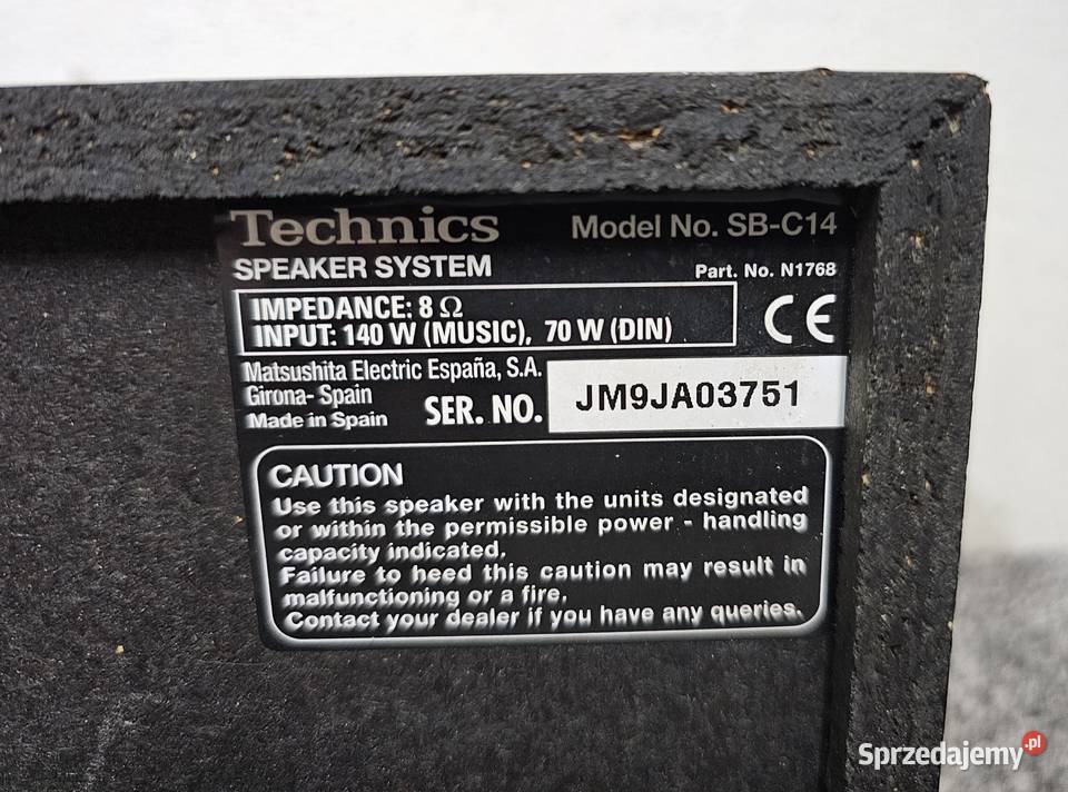 Kolumna Centralna SBC14 140 W Kraków sprzedam