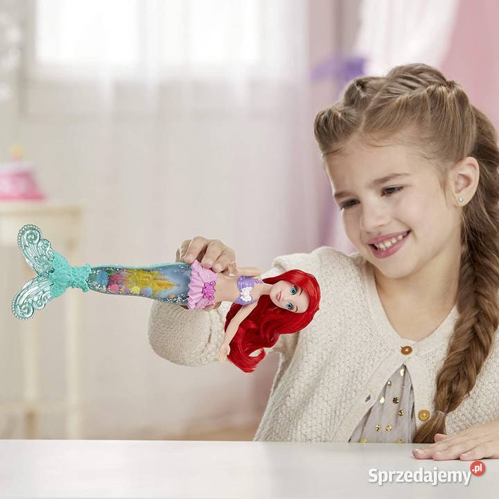 Świecąca Lalka Arielka Syrenka Ariel Księżniczki Hasbro Mogilany