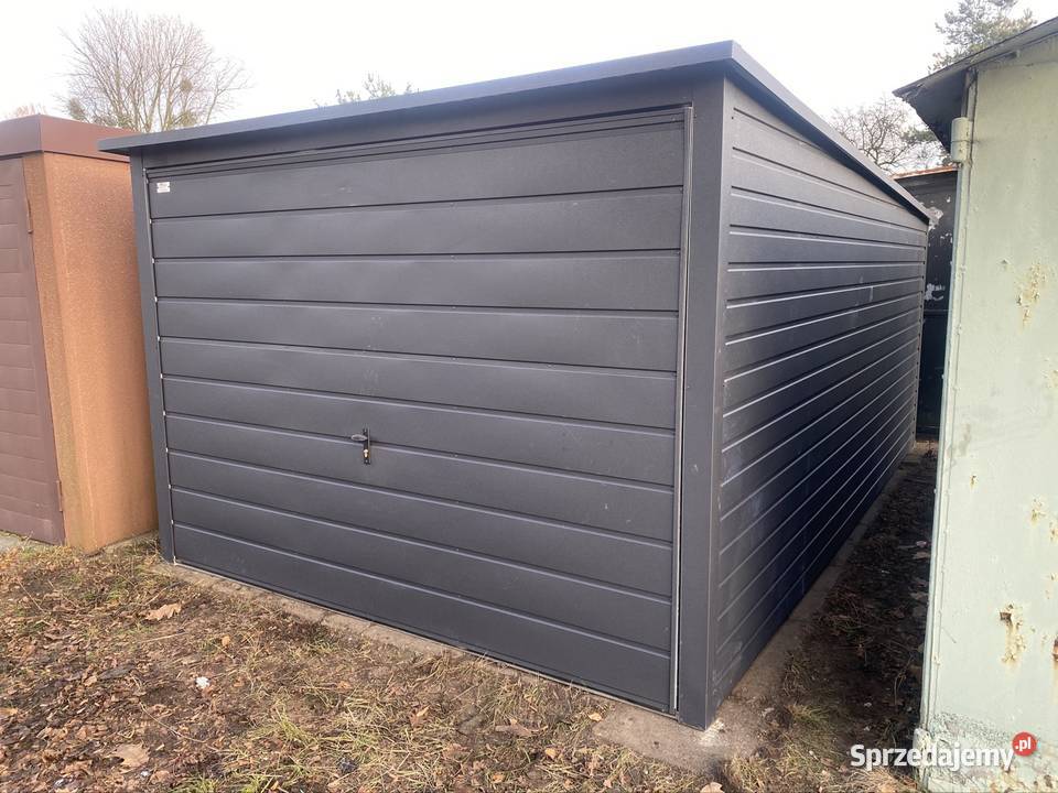 Garaż 3x5 WZMOCNIONY kolor Antracyt Mat szybki Będzin