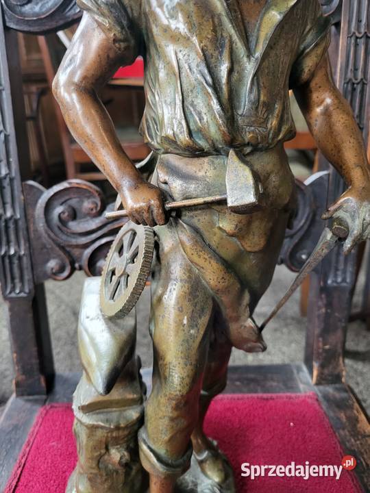 Figur kowala z cynkalu śląskie Rybnik