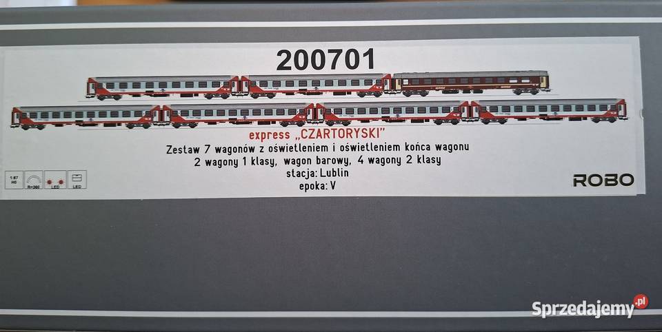 PKP Expres Czartoryski ROBO 200701 oświetlenie Wrocław