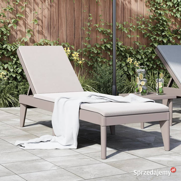 Leżak kolor cappuccino 186x60x29 PP WM364216 Warszawa sprzedam