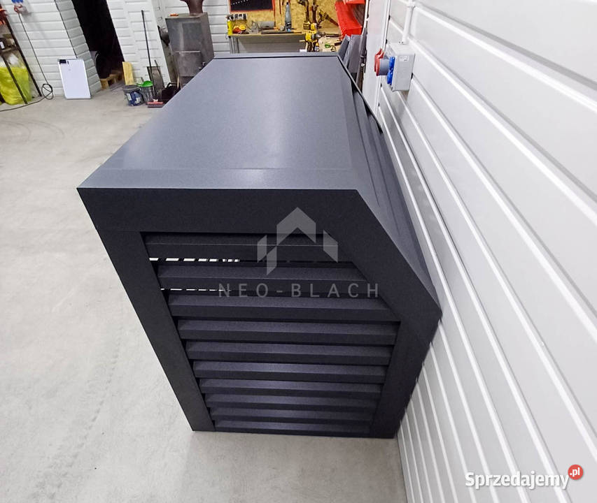 Osłona Pompy Ciepła 120x70x140 Antracyt Zabudowa Jastrowie