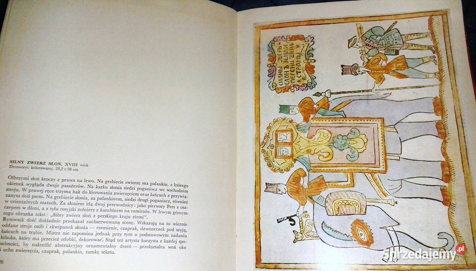 Ludowy drzeworyt rosyjski Łubok Jurij Chełm