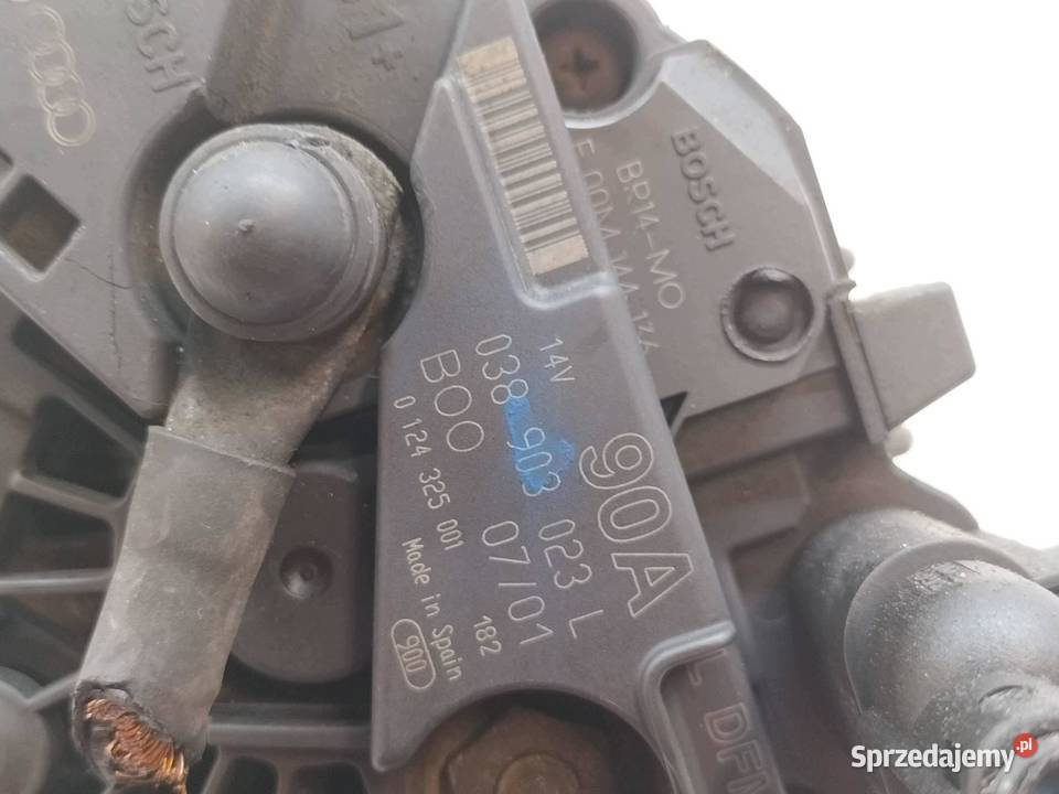 ALTERNATOR 038903023L 0124325001 19 TDI VW Układ elektryczny silnika