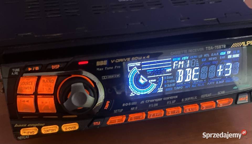 ALPINE TDA7587R I Kaseta I Winda I Oldschool I Radioodtwarzacze Kępno sprzedam