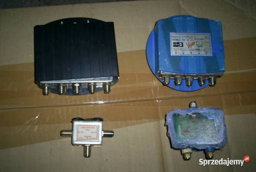 Przełącznik SAT DiSEqC na satelity automatyczny Konwertery małopolskie Olkusz sprzedam