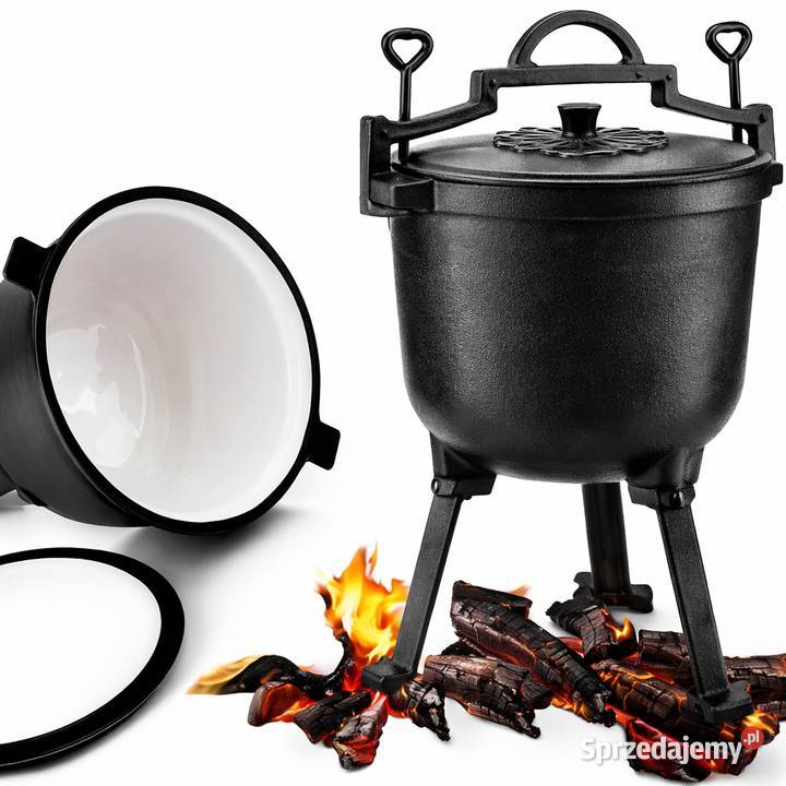 Kociołek emaliowany 5 L Więcbork sprzedam