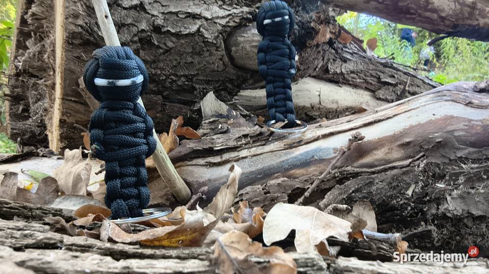 Breloczek z paracordu ninja do kluczy plecaka Kraków