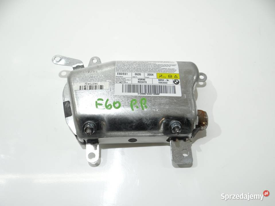 PODUSZKA AIRBAG DRZWI PRAWY PRZÓD BMW E60 E61 osobowe lubelskie Strzyżewice