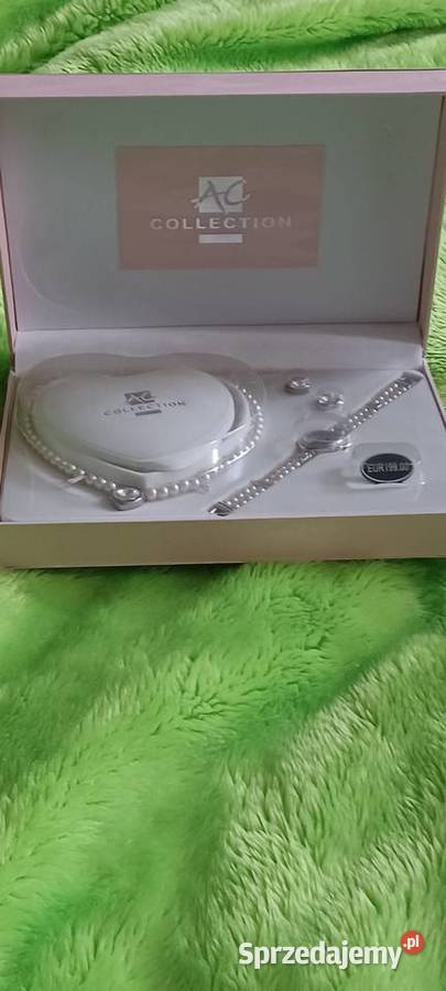 AC COLLECTION zestaw biżuterii z perłami i Zestawy biżuterii Poznań sprzedam