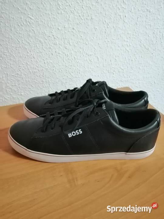 Hugo Boss 50486653 czarne sneakersy skórzane Zgorzelec