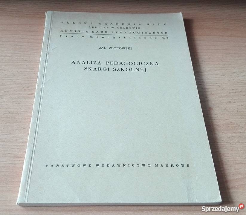 Analiza pedagogiczna skargi szkolnej Jan pomorskie