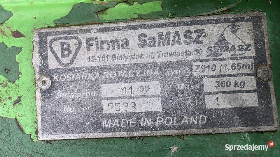 kosiarka rotacyjna samasz Do kosiarek