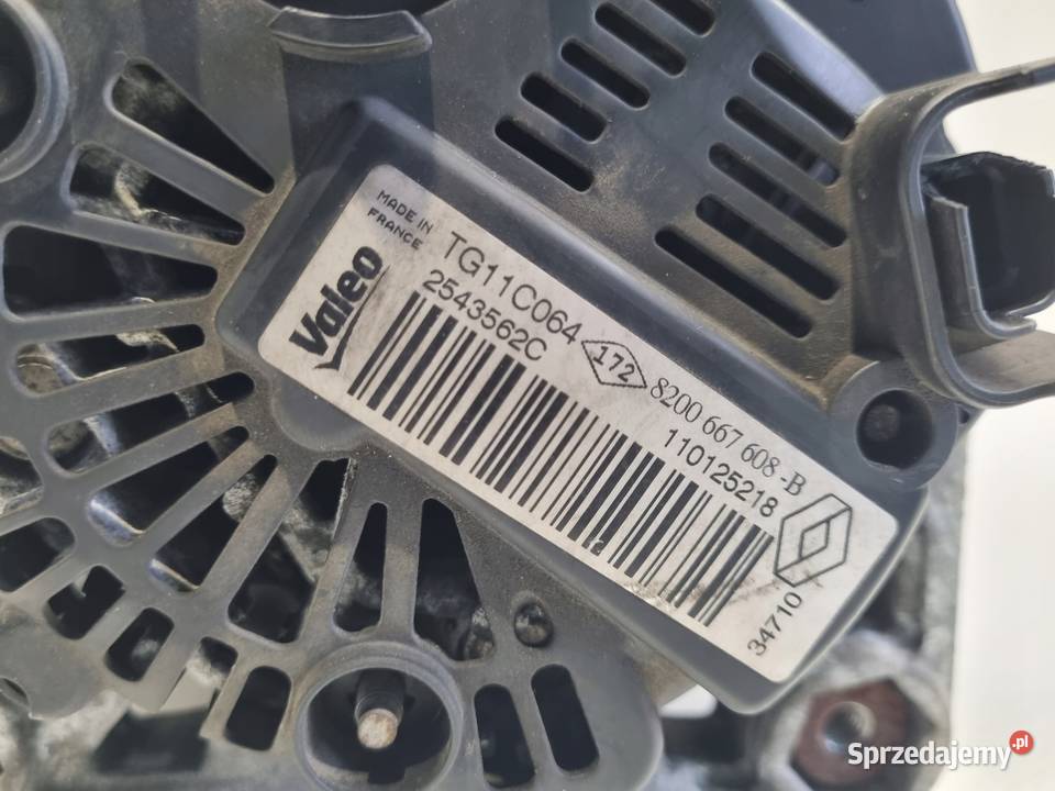 ALTERNATOR Nissan Note 15 DCI 8200667608 valeo Rudka sprzedam