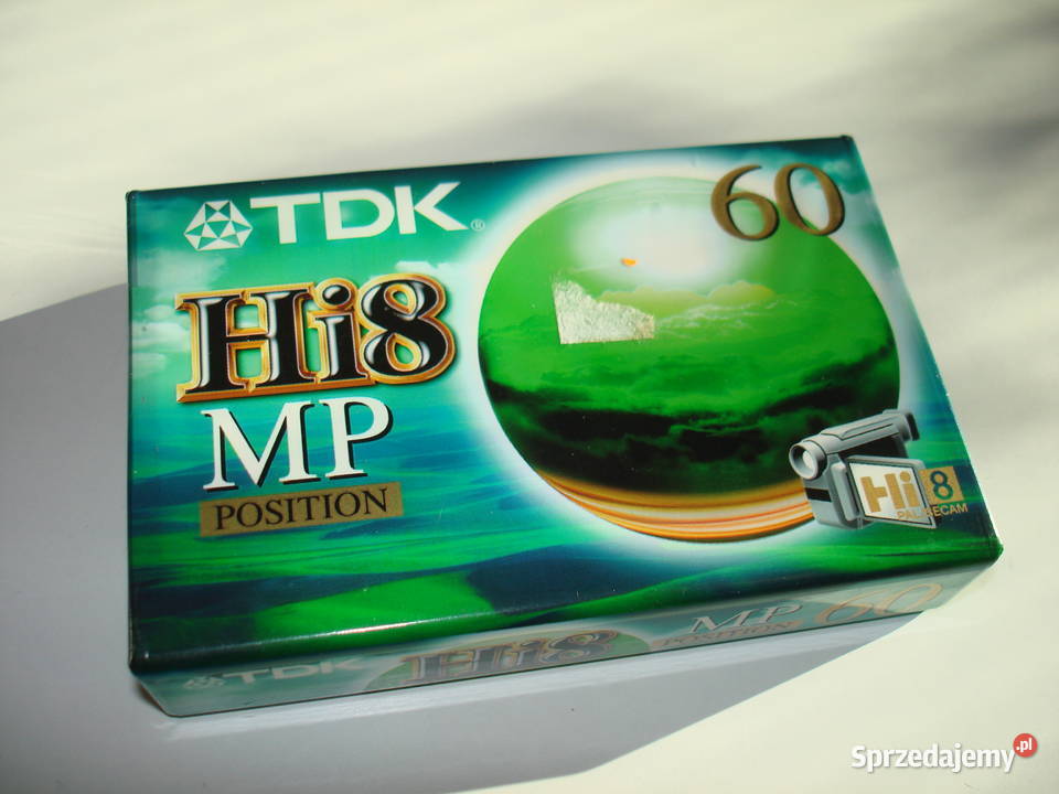 TDK nowa kaseta zafoliowana fabrycznie HI8 Elektronika Poznań