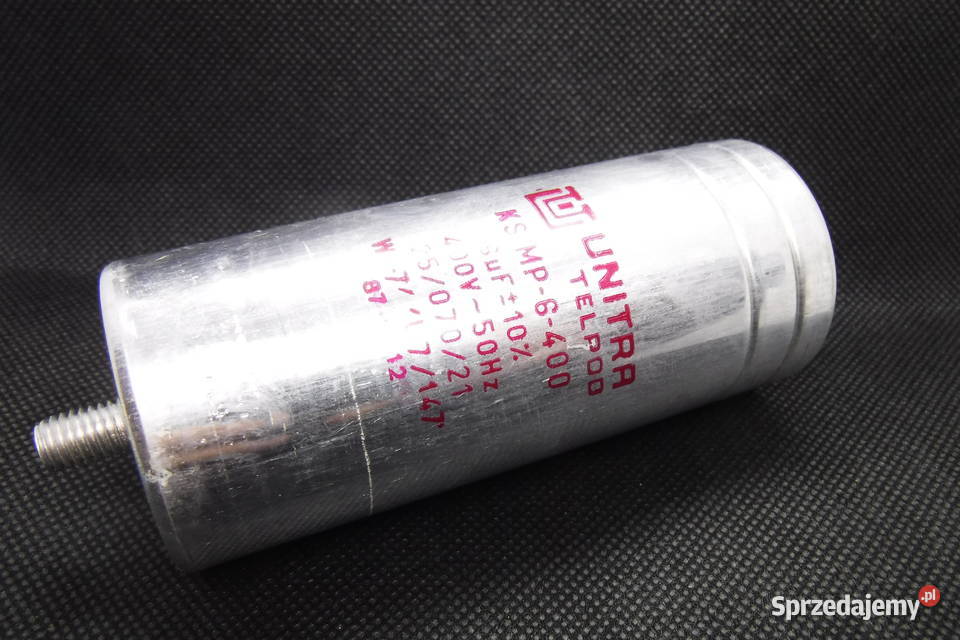 KSMP6400 kondensator Unitra Telpod 6uF 400V 50Hz