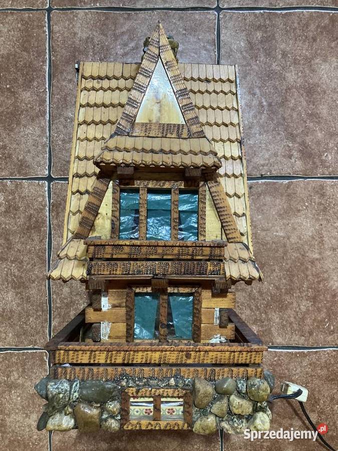 Lampka nocna domek ozdoba Ochotnica Górna sprzedam