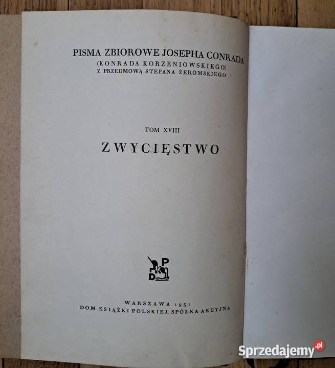 Zwycięstwo Joseph Conrad twarda sprzedam