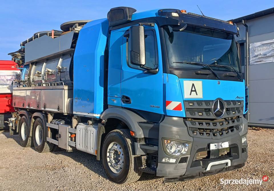 MERCEDES AROCS FFG RECYKLING wuko beczka manualna Brzechów
