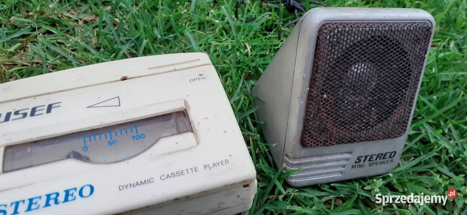 Walkmen głośniki łokmen odtwarzacz kaset Tuszkowo