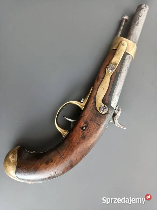 Stary francuski pistolet kaprochow Model 1822 Rzeszów