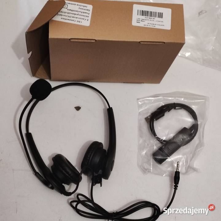 Zestaw słuchawkowy USB do biznesu Skype UC Lync Zawiercie