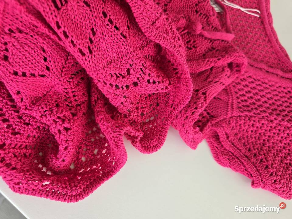 Sukienka narzutka Szydełkowa Boho Rybnik