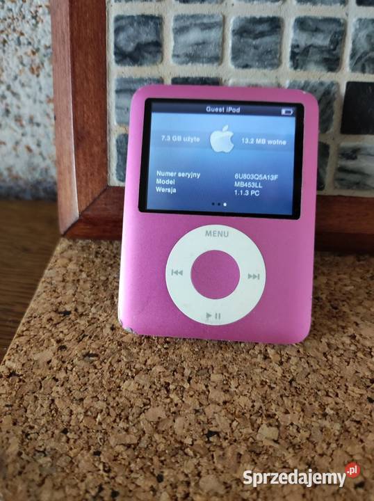 odtwarzacz Apple IPod nano 3 generacja 8 GB MP3 świętokrzyskie Kielce