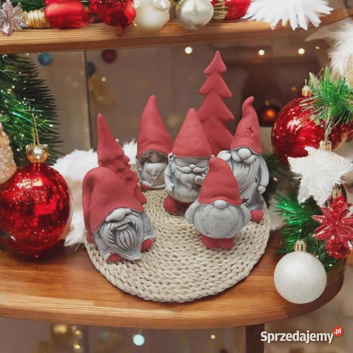 Skrzat świąteczny skrzaty gipsowe krasnal Wrocław