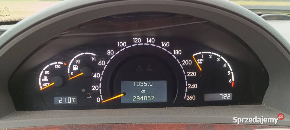 Mercedes S W220 32 benzyna benzyna Wrocław