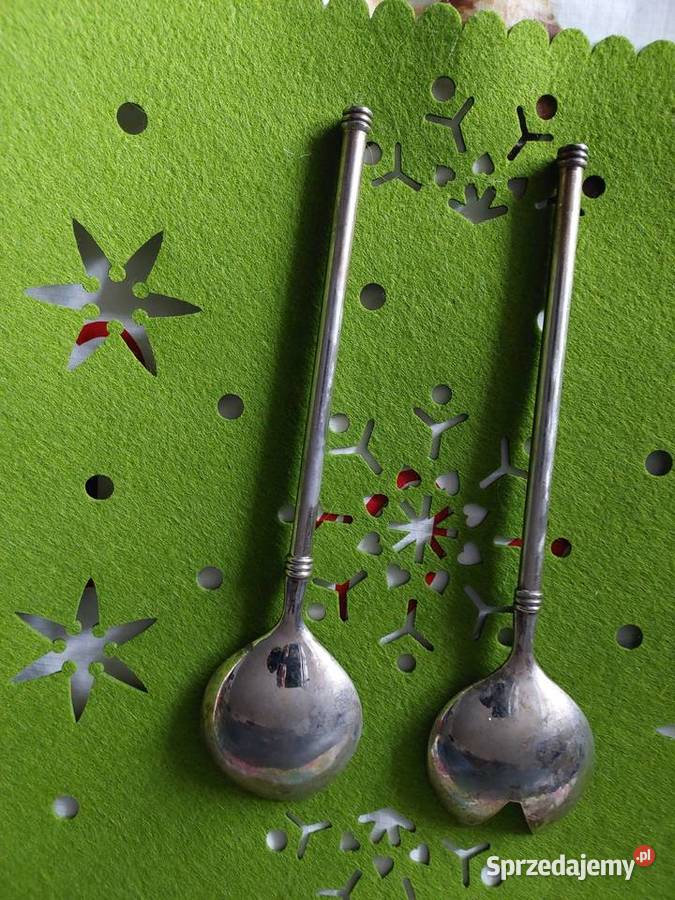 2 łyżki stare duże do sałat dolnośląskie Wrocław