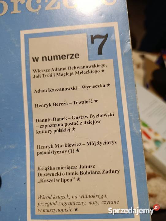 twórczość numer 7 z 2021 roku Poznań