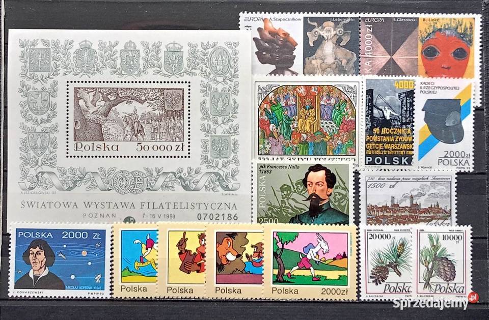 Znaczki polskie 1993 II kwartał łódzkie Leźnica Wielka