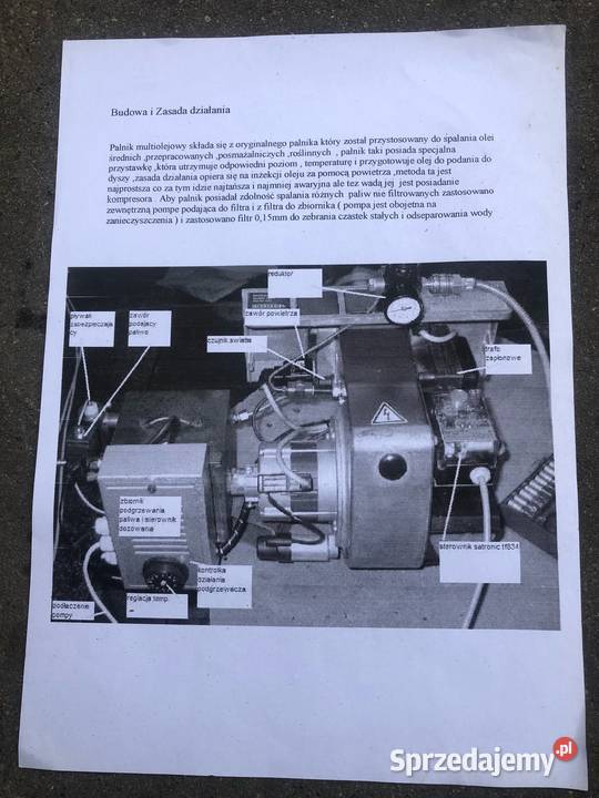 Ogrzewanie Palnik Olejowy Multiolejowy 50Kw Nowy Targ sprzedam