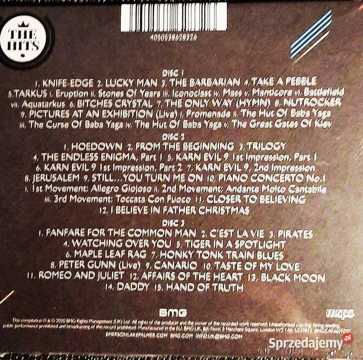 Sprzedam Potrójny Album CD Emerson Lake Palmer Katowice