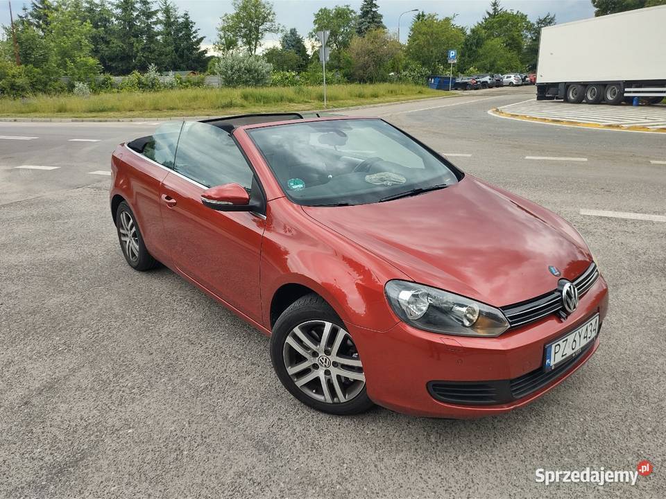 VW GOLF 6 CABRIO 160koni Poznań sprzedam