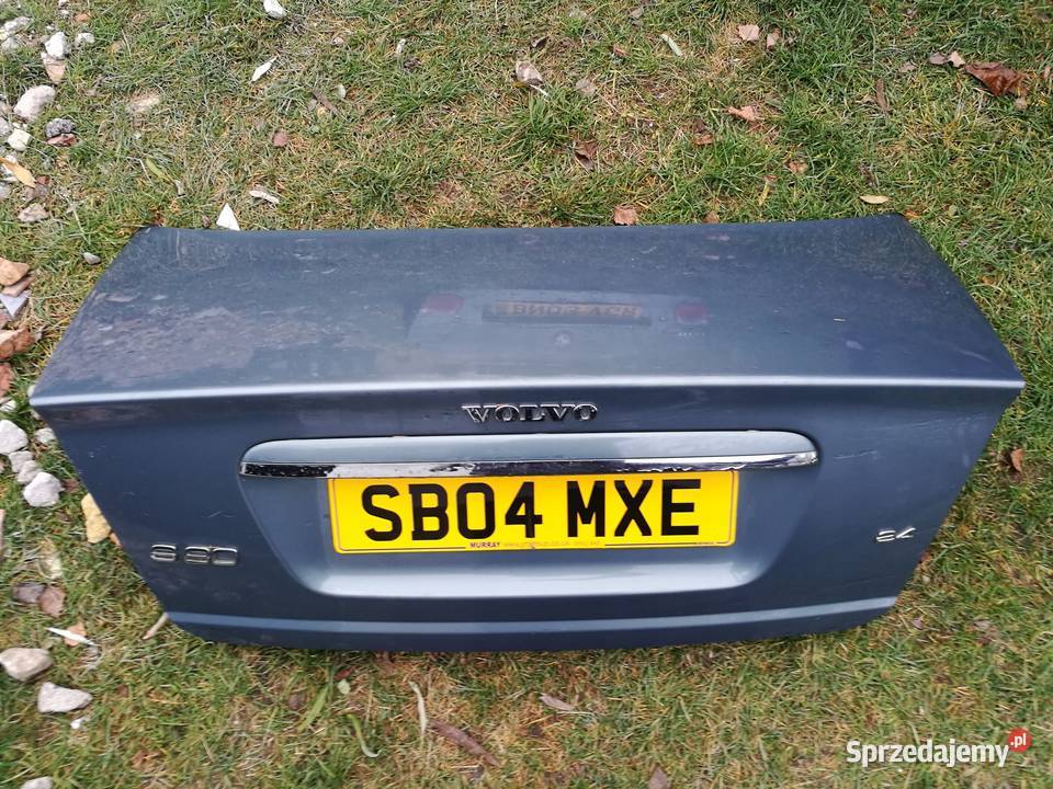 VOLVO S80 I KLAPA TYŁ TYLNA BŁĘKITNA osobowe Zbierkowo