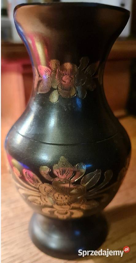 Dzbanek mosiężny do kompletów kieliszków 1914 Katowice