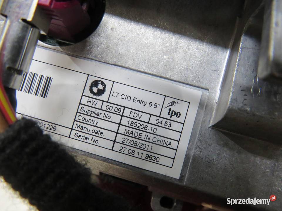 WYŚWIETLACZ RADIA NAWIGACJI BMW F20 F21 9237539