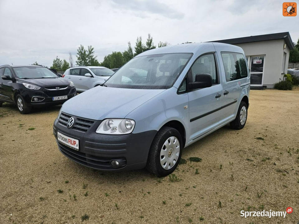 Volkswagen Caddy 14 80 klima elektryka zadbany Caddy Strzegom